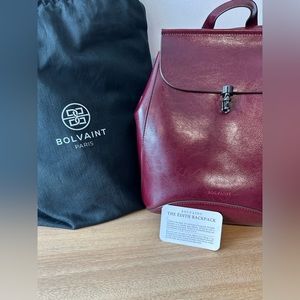 Bolvaint Paris - Rare - The Edith backpack 100% leather, Brand New